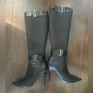 Poletto Italian leather Black Leather Boots